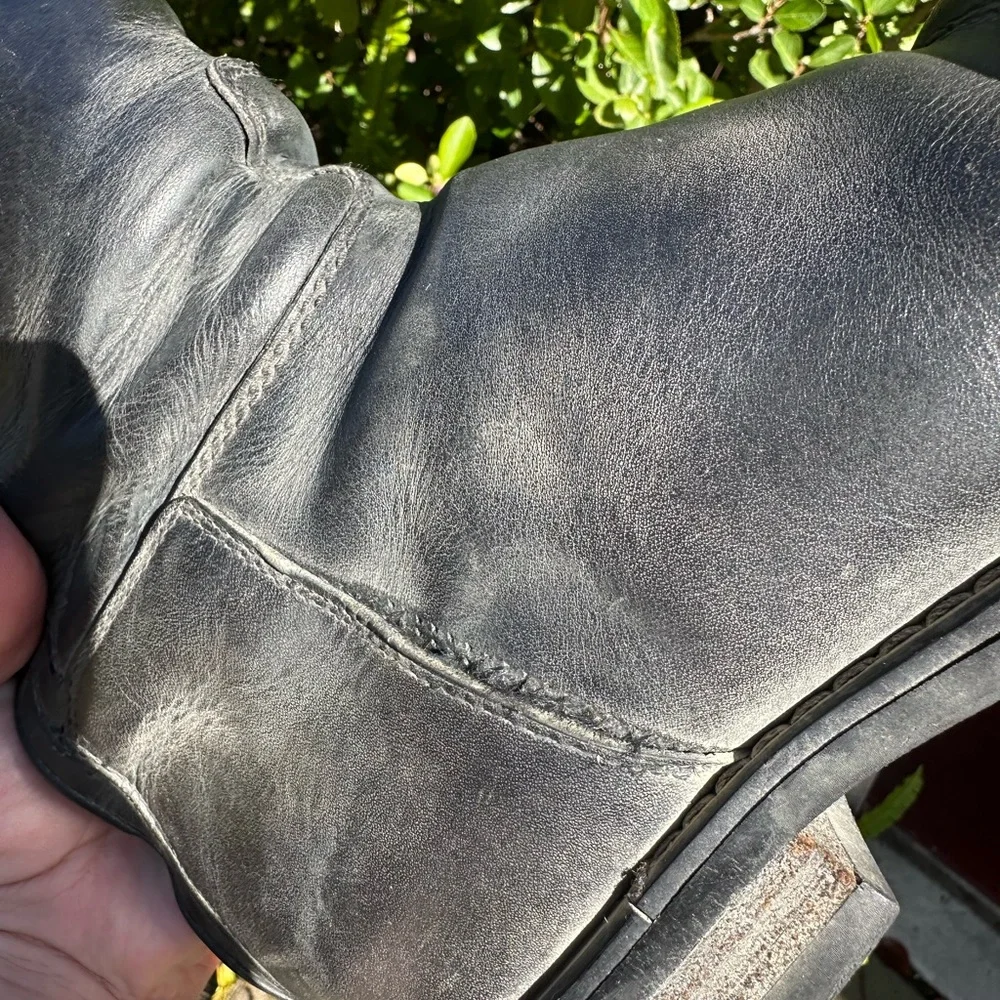 Ariat Black Tall Leather Riding Boots